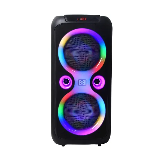 OEM Speaker Manufacturer Fire Light Speaker Models Double 8 Inch Woofers Karaoke Speakers