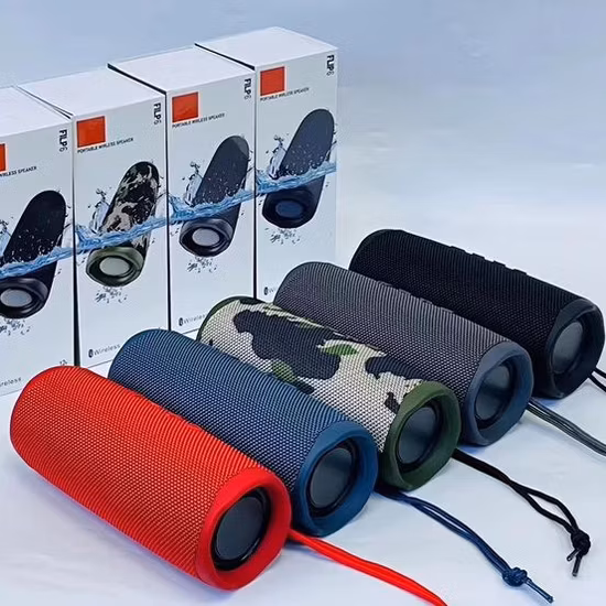 Original 1:1 Qualität Flip 6 Super Bass tragbarer kabelloser Lautsprecher Flip6 Blue Tooth 5.1 Lautsprecher mit Unterstützung FM Tws USB