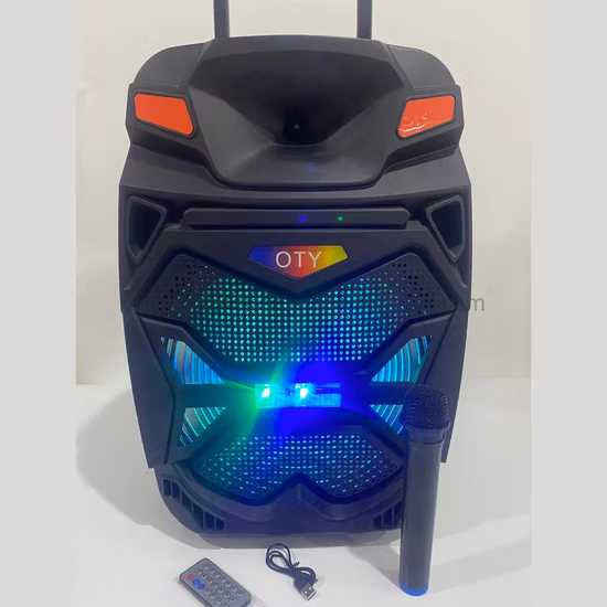 Direkt ab Werk, hochwertiger 15-Zoll-Verstärker-Audiolautsprecher mit Trolley und Rädern